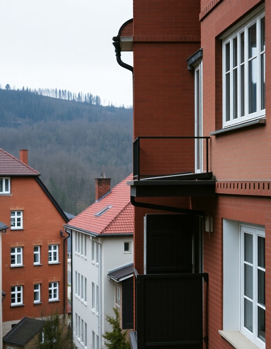 Sanierter Balkon an einem Wohnhaus in Osnabrück